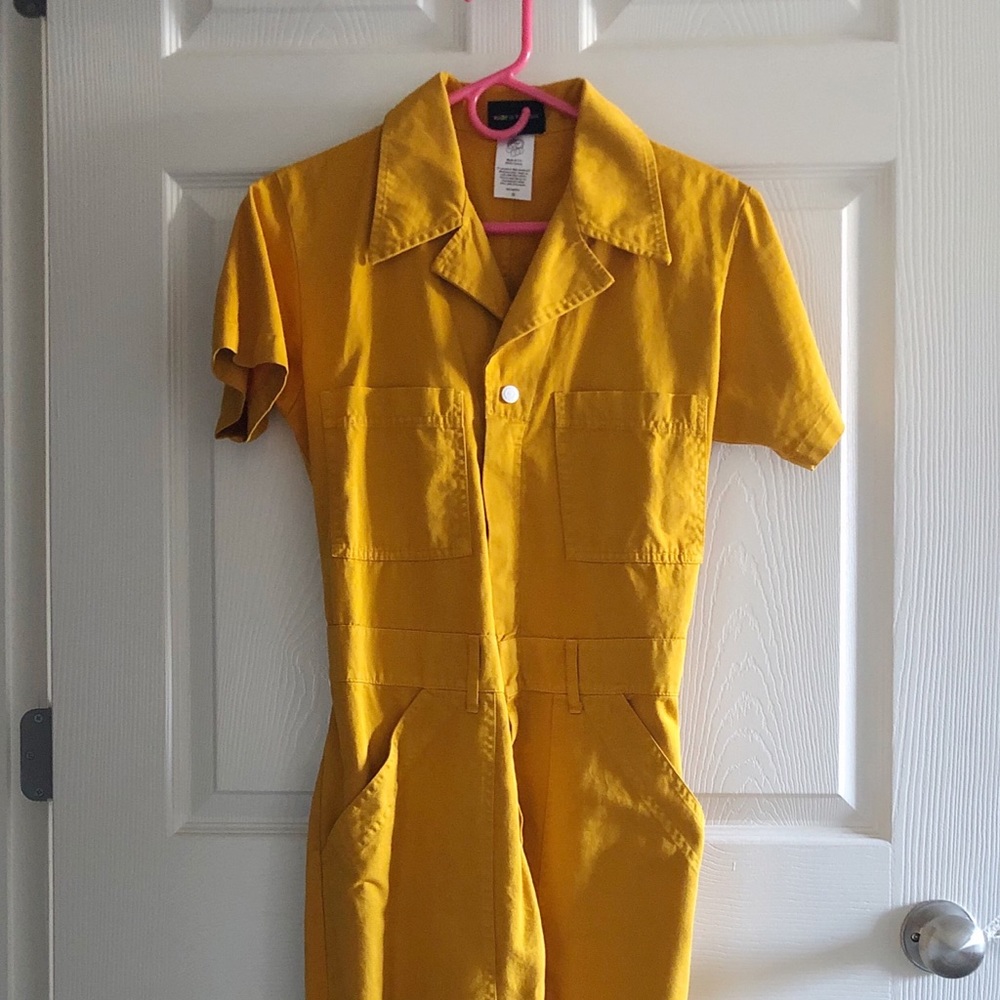 Big Bud Press Mustard Yellow Jumpsuit Size Small